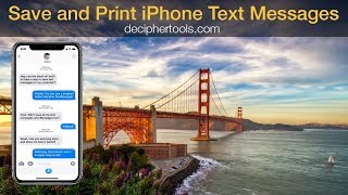 How to Save Text Messages from iPhone to Computer  PC or Mac [upl. by Lydia]