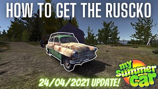 My Summer Car How To Get The Ruscko Guide EasyBest Approach 24042021 Update [upl. by Esenej]