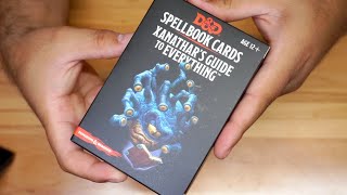 DampD Spellbook Cards Xanathars Guide to Everything [upl. by Llireva]