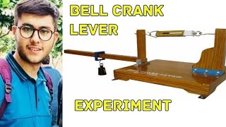 Law of Moments using BELL CRANK LEVER  Mechanics  EXPERIMENT  BY CBR [upl. by Fraser]