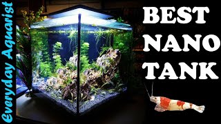 This Is My Favorite Cheap Nano Shrimp Aquascape Tank  Superfish QubiQ 30 Nano Aquarium LED Review [upl. by Nylarahs]