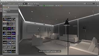 How to create light scenes in Dialux evo [upl. by Odrick221]