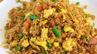 BETTER THAN TAKEOUT AND EASY  Egg Fried Rice Recipe [upl. by Jodoin]