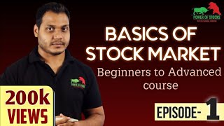 Stock Market Free Course For Beginners To Advanced Episode1 [upl. by Eirhtug]