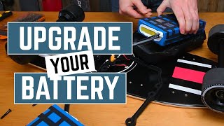 How To Change Your Electric Skateboard Battery  Its So Easy [upl. by Iaj]