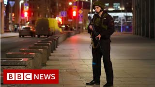 Moscow shooting Gunshots heard at security services HQ  BBC News [upl. by Rozina]