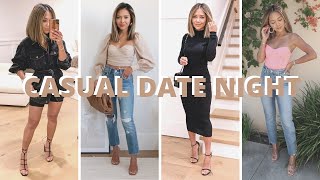 Casual Date Night Outfits  Lookbook  6 Night Out Outfits [upl. by Anor]