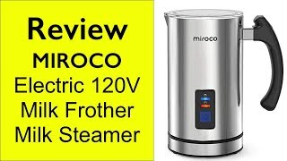 Review Miroco Milk Frother  How to make froth milk at home [upl. by Notyal]