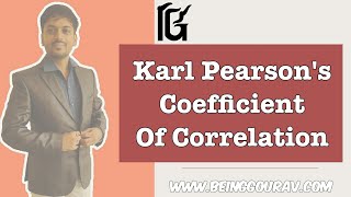 Karls Pearson Correlation Coefficient Solved Numerical Problem in Hindi [upl. by Briano]