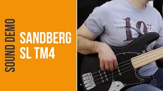 Sandberg SL TM4 Bass  Sound Demo no talking [upl. by Rockie]