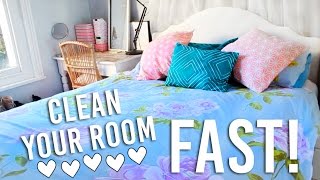 How To Clean Your Room FAST In 30 minutes  Cleaning Hacks [upl. by Yehus957]