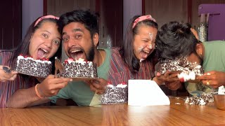 1 Pound Cake Challenge Between Himesh amp Megha  Himesh Megha Official Video [upl. by Sarita]