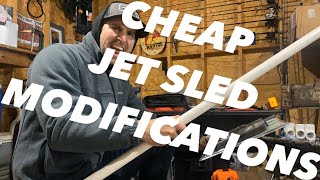 Quick DIY JET SLED MODIFICATIONS for Ice Fishing [upl. by Erbas9]