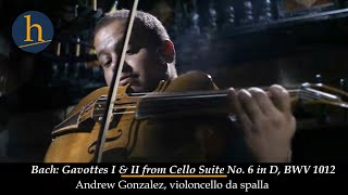 Violoncello da spalla Andrew Gonzalez Plays Bach [upl. by Irab]