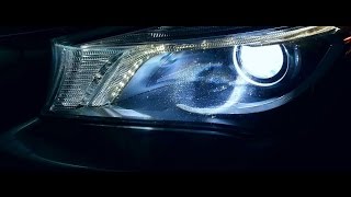 Mercedes CLA How To Replace Headlight Bulb [upl. by Schick2]