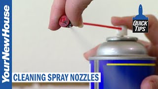 Cleaning a Spray Paint Nozzel [upl. by Nagap]