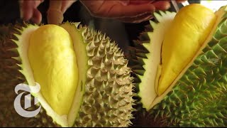 Durian  The Worlds Smelliest Fruit  The New York Times [upl. by Yereffej]