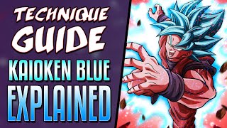 Kaioken Blue Explained in Dragon Ball Super  Technique Guide [upl. by Nyltac]