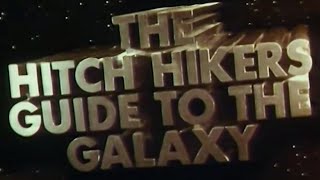 The Hitchhikers Guide to the Galaxy  Title Sequence  BBC Studios [upl. by Ahsenrat]