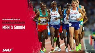 Mens 5000m Final  IAAF World Championships London 2017 [upl. by Etnwahs]