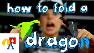 How To Fold An Origami Dragon [upl. by Lacsap970]