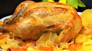 EL POLLO AL HORNO MAS DELICIOSO DEL MUNDO ENTERO [upl. by Atilegna]