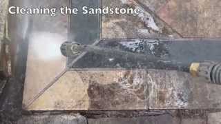 How to Clean Sandstone Pavers [upl. by Janene]