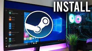 How To Download Steam On Windows 10 amp Mac  Install Steam [upl. by Malinin]