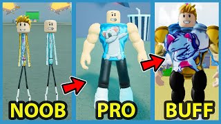 Roblox Strongman Simulator With GravyKoalaMan [upl. by Colt]