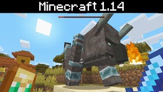 Minecraft 114  Illager Raid Difficulty Raid Defeat And Victory Bad Omen Changes [upl. by Leeda]