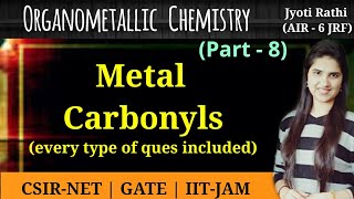 Metal carbonyl back bondingIR stretching frequencyBonding in metal olefin complexesOMC CSIRNET [upl. by Inej]