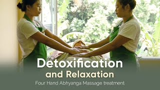 Abhyanga Massage—A Synchronized Four Hands Therapy  Oneworld Ayurveda Panchakarma in Ubud Bali [upl. by Nuriel]