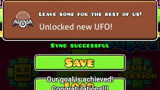 How to easily get 120 coins UFO in the Geometry Dash READ PINNED COMMENT STILL RELEVANT [upl. by Gardas]