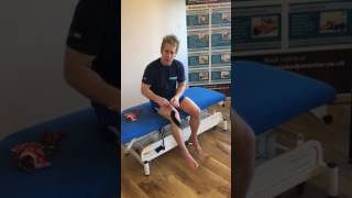 Kinesio Tape Full Knee Selfsupport technique for Patella Femoral Pain [upl. by Jovia187]