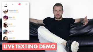 How to Master Text and Online Game  Live Demo Using My Tinder amp Bumble [upl. by Yecnay]