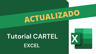 Tutorial hacer CARTELES con Excel ACTUALIZADO [upl. by Eeldivad134]