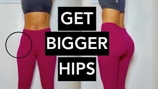 ❤️ How To Get A Smaller Waist and Bigger Hips 🍑  4 Workouts For Tiny Waist and Wider Hips [upl. by Notsrik]