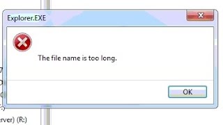 How to Fix ‘File Name is Too Long’ Error in Windows Explorerexe [upl. by Aisela]