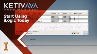 Start Using iLogic Today  Autodesk Virtual Academy [upl. by Murvyn]