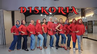 DISKORIA  Line Dance [upl. by Christabella]