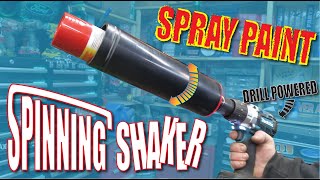 EASIEST Spray Paint Can Shaker Stirrer BUILD drill powered [upl. by Hcirteid208]