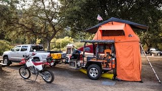 Inside One of the Coolest Custom Camping Trailers Weve Seen  Outside [upl. by Eidnar]