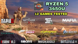 Ryzen 5 3450U Vega 8 Gaming Test  2021 [upl. by Doralynne]