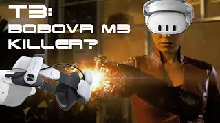 T3 vs BOBOVR M3  Quest 3 Head Strap Review VR180 [upl. by Ellenaej769]