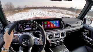 2020 MercedesAMG G63  POV Driving Review [upl. by Molahs]