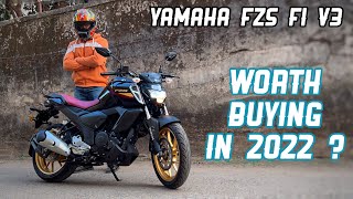 Yamaha FZSFI V3 Deluxe Review  Worth Buying [upl. by Kiley]