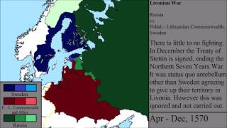 The Livonian War and Northern Seven Years War Every Month [upl. by Finah]