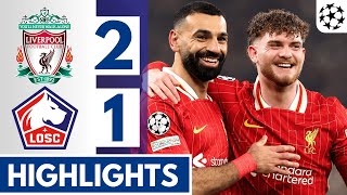 🔴Liverpool vs LOSC Lille 21 Extended HIGHLIGHTS  UEFA Champions League 2425 [upl. by Osyth527]