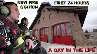 First 24 Hours in a New Fire Station  A Day in the Life [upl. by Erreip]