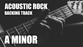 Acoustic Rock Guitar Backing Track In A Minor [upl. by Yelnahs]